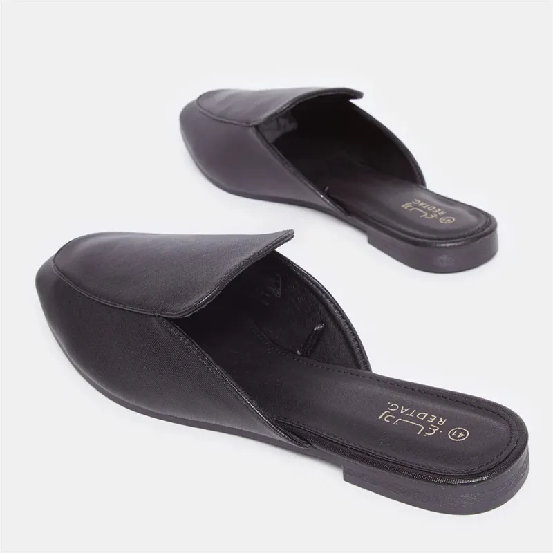  Women’s Flats Saffiano Leather Loafer mule 