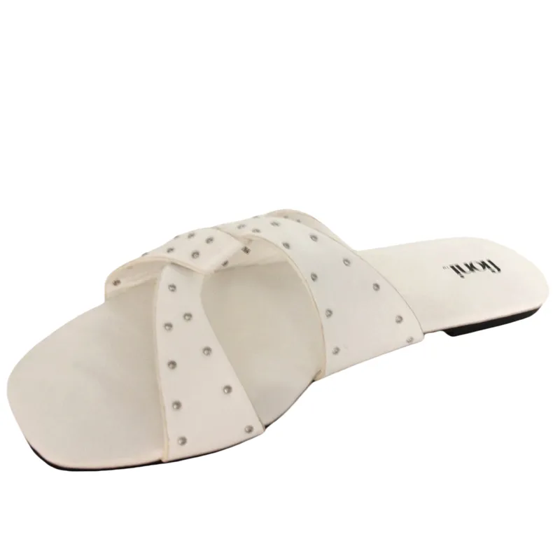 Wholesale Women's Flat Strap Stub Sandals