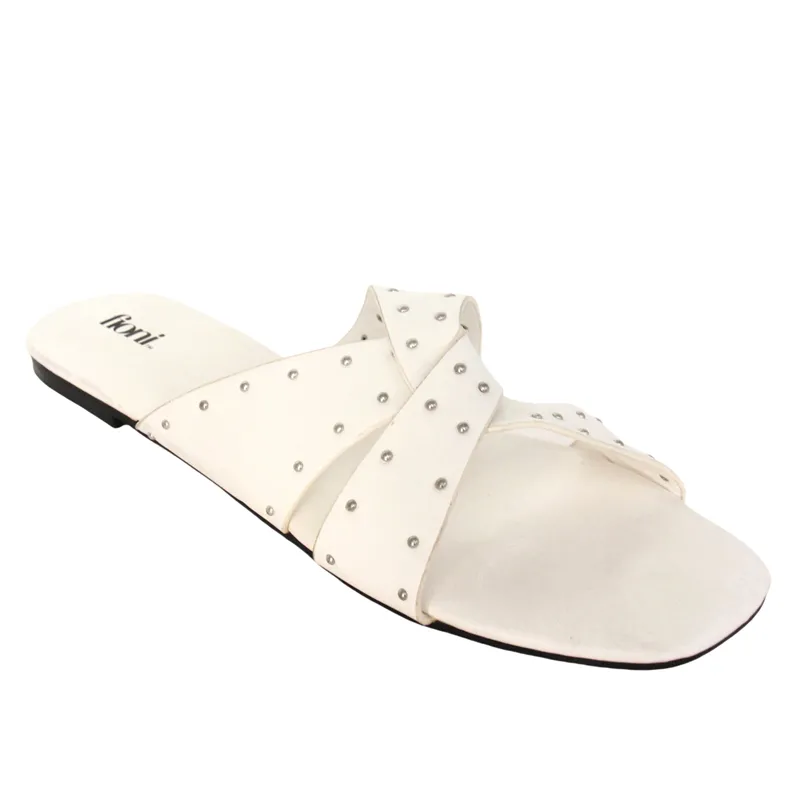 Wholesale Women's Flat Strap Stub Sandals