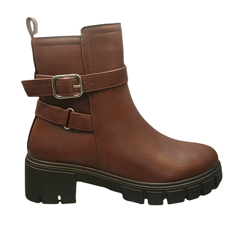 Stylish High-Quality PU Leather Ankle Boots - Professional Design & Stable Supply