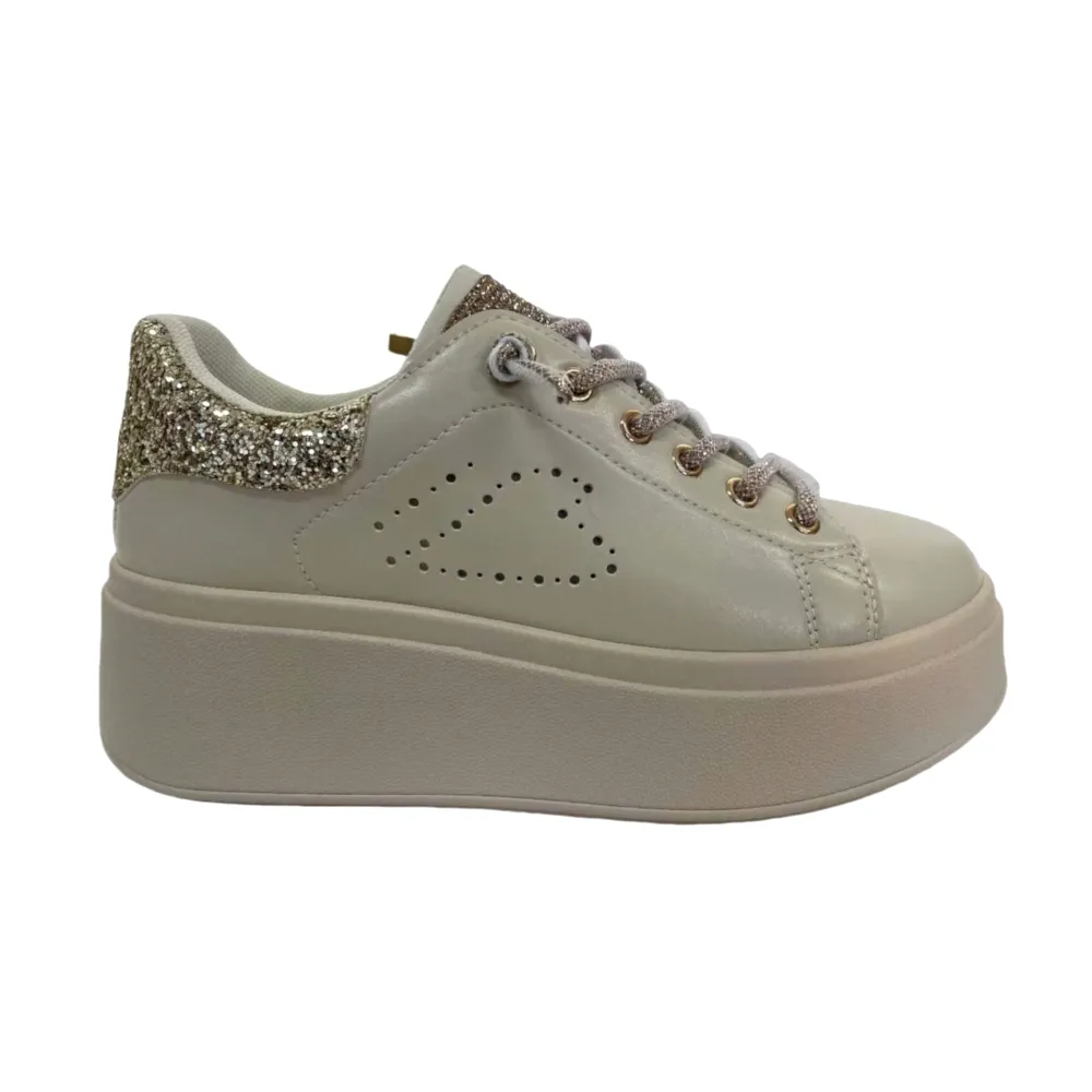 Women's Casual Platform Sneakers -shoelace decrocated shoes | OEM/ODM Supplier