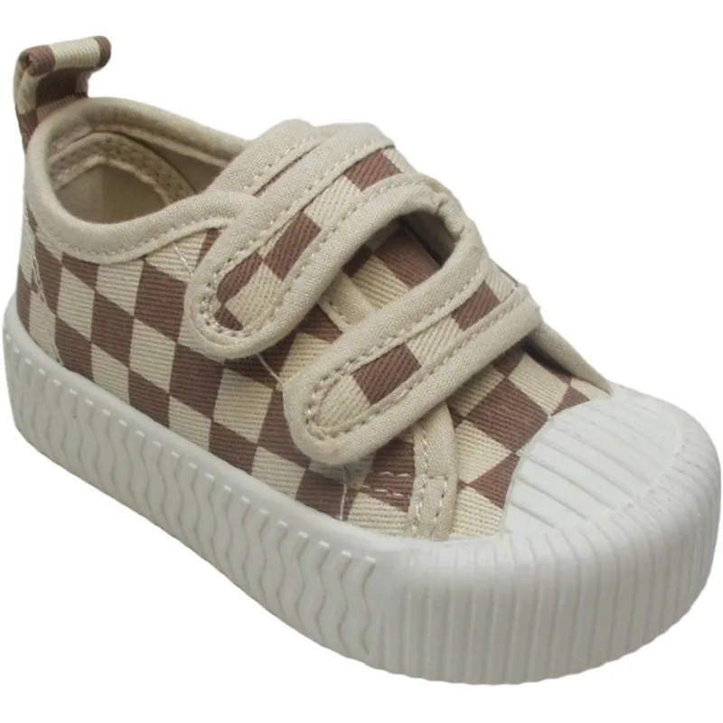 Infant Canvas  Hook and Loops Sneakers for Babies - Wholesale Baby Footwear