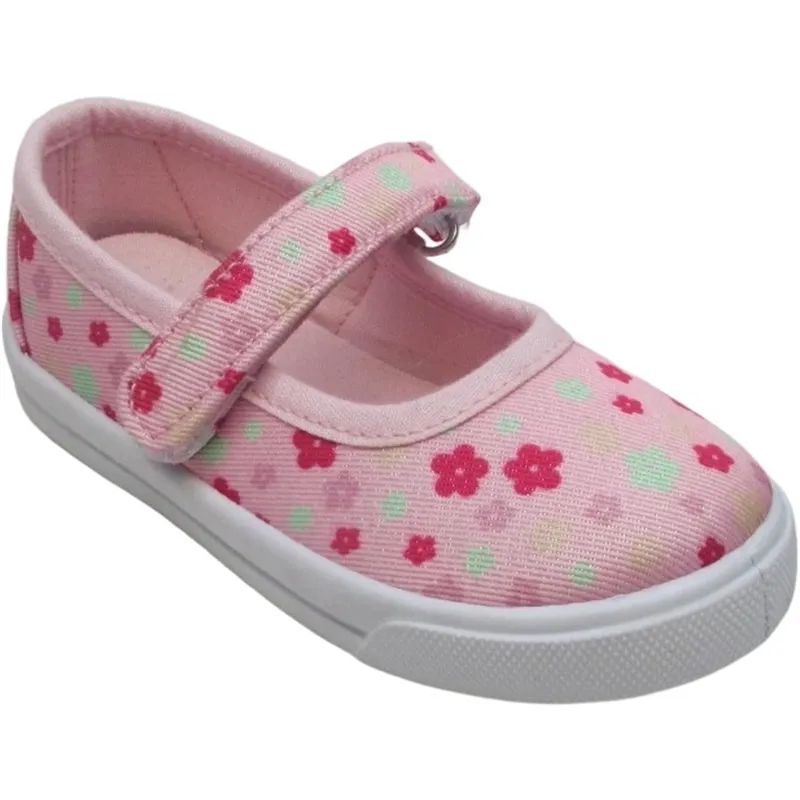 Soft Sole Canvas Infant Mary Jane Shoes for Babies - Wholesale Baby Footwear