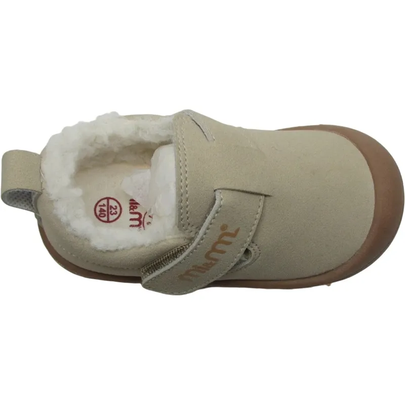 Winter Suede Warm Infant Shoes – Soft, Cozy with Toe Protection for Babies