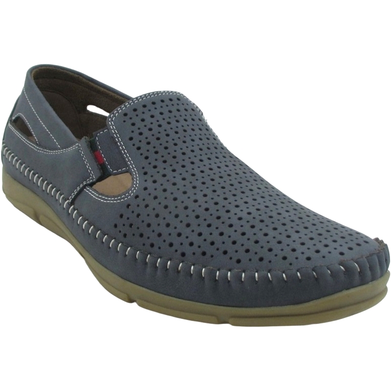 Men’s Summer Moccasin Loafers – Breathable Openwork Slip-On Shoes for Casual Comfort