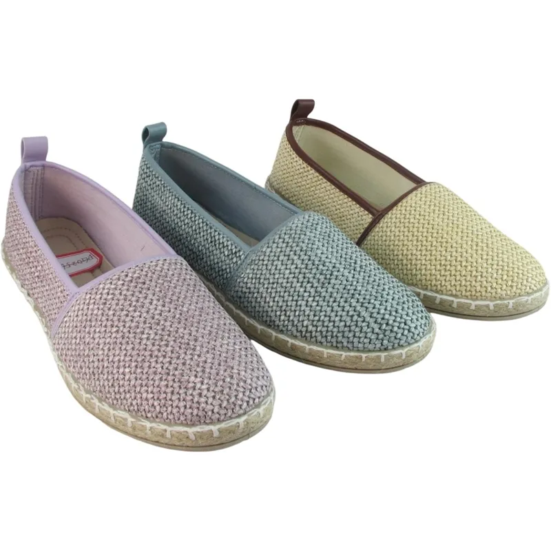 Women’s Woven Espadrilles – Handcrafted Slip-On Flats for Summer Comfort