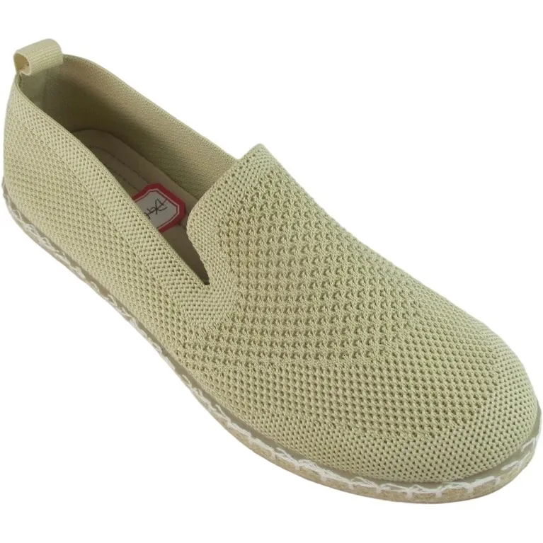 Women’s Mesh Flat Espadrilles – Breathable Slip-Ons with Rope Sidewall for Summer Style