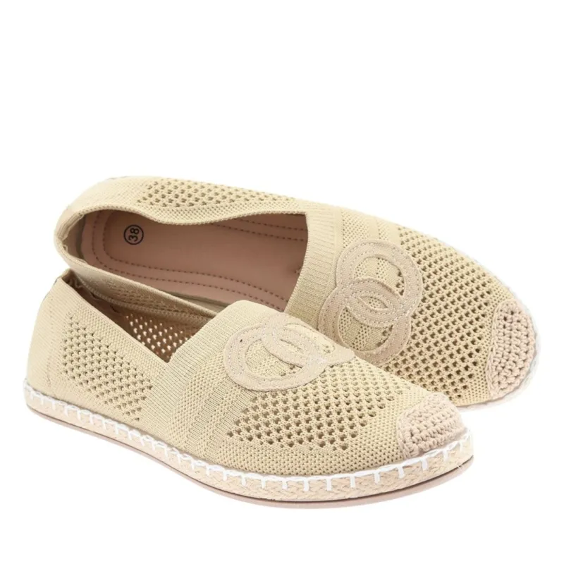 Women’s Classic Espadrilles with Nose Insert – Delicate Stitching Slip-Ons Popular in Poland