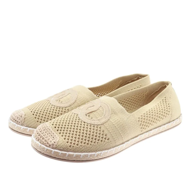 Women’s Classic Espadrilles with Nose Insert – Delicate Stitching Slip-Ons Popular in Poland