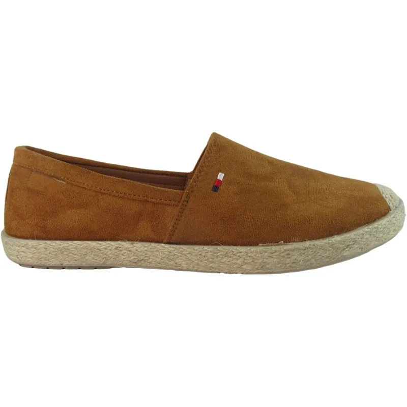 Men’s Microsuede Espadrilles – Slip-On Shoes with Nose Insert & Rope Sidewall