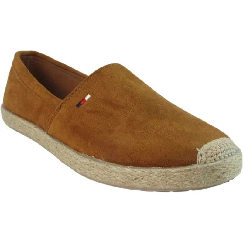 Men’s Microsuede Espadrilles – Slip-On Shoes with Nose Insert & Rope Sidewall