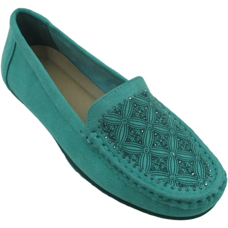 Women’s PU Leather Slip-On Loafers – Casual Moccasin Flats Popular in Japan