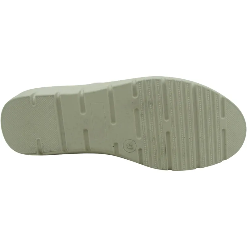 Women’s Mary Jane PU Leather Ballerinas – Laser Cut Flats with Hook-and-Loop Strap