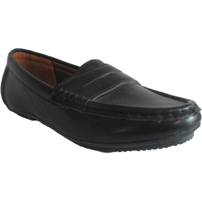 Men's Faux Leather Penny Loafers Sneakers – Casual Slip-On Dress Shoes