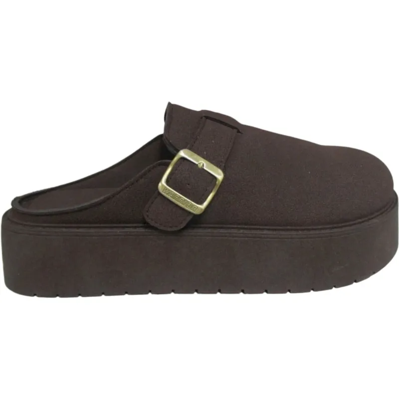 Adjustable Women's Buckled Platform Clogs – Casual Slip-On Mules Slippers