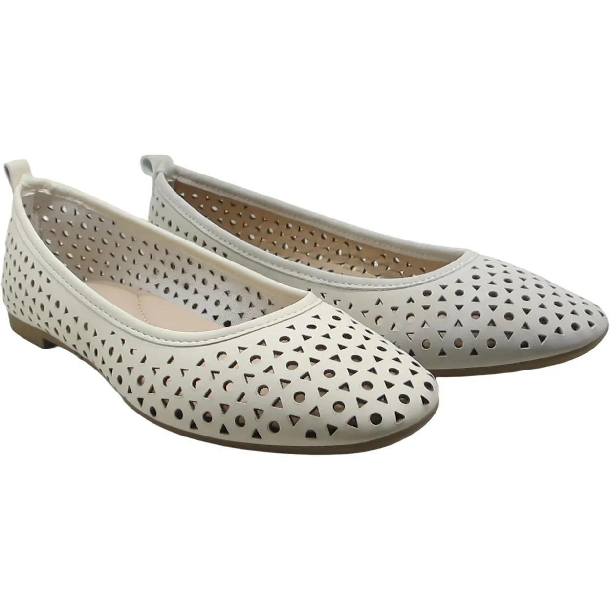 Women's Hollow Out Ballet Flats – Dressy Slip-On Casual Shoes