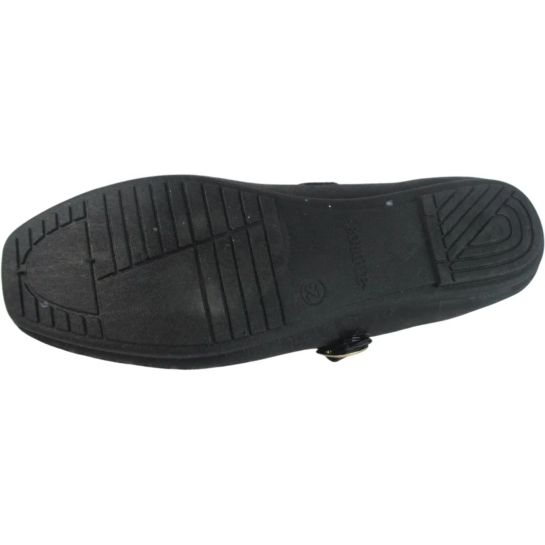 Women's PU Ballet Flats – Pin Buckle Mary Jane Style Ballerina Shoes