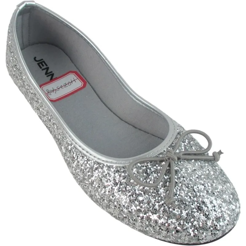 Wholesale Women’s Silver Glitter Ballet Flats – Fashion Shoes for Global B2B Buyers