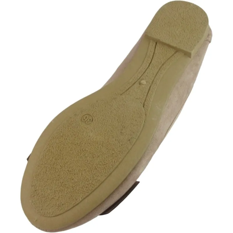 Wholesale Women’s Suede Bow Ballet Flats with Rhinestones – Elegant Ballerina Shoes for B2B