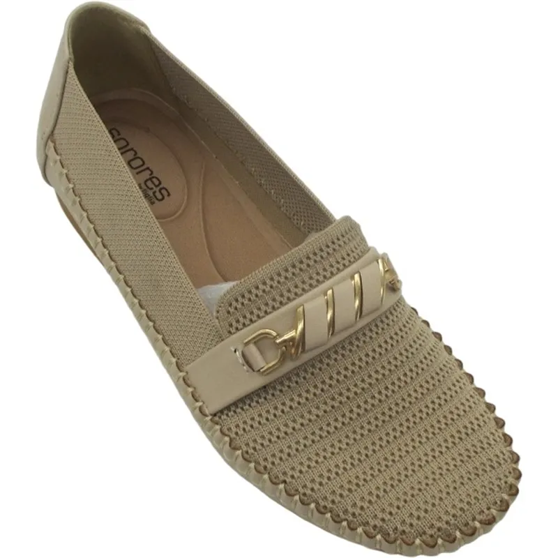 Wholesale Women’s Breathable Mesh Loafers with Decorative Chain – Lightweight Slip-On Flats