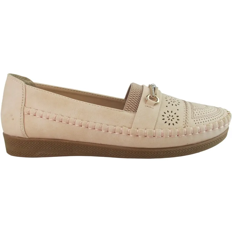 Women's Comfortable PU Leather Slip-On Loafers – Soft Flat Shoes for Business & Casual