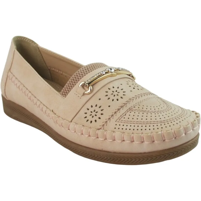 Women's Comfortable PU Leather Slip-On Loafers – Soft Flat Shoes for Business & Casual