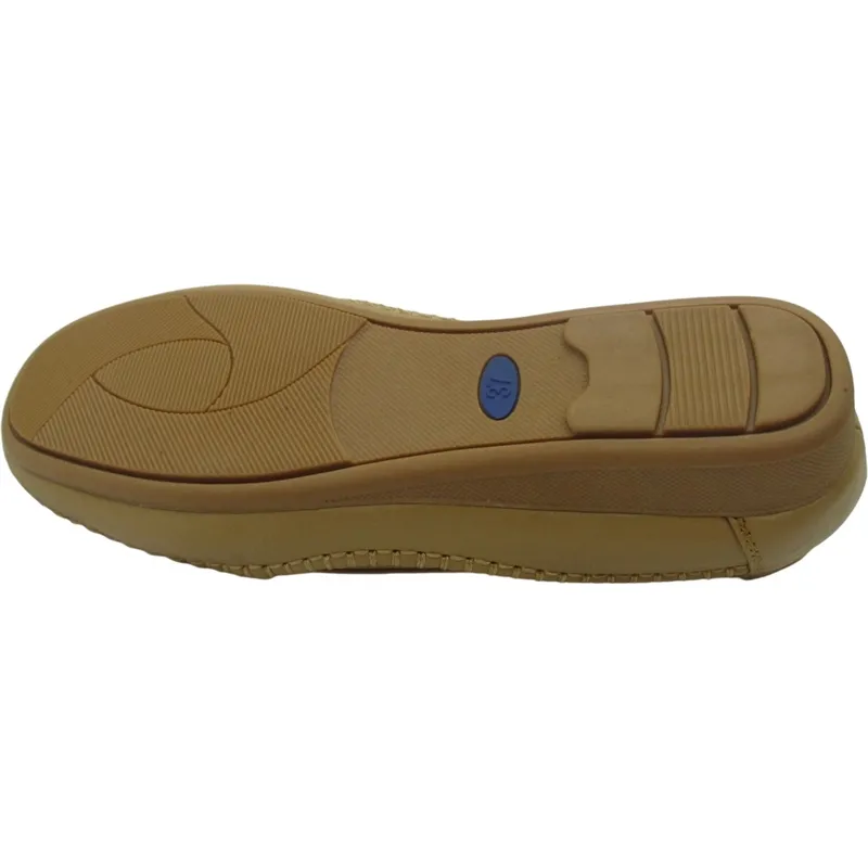 Wholesale Women’s PU Leather Wedge Loafer Flats – Comfortable Elevated Casual Shoes