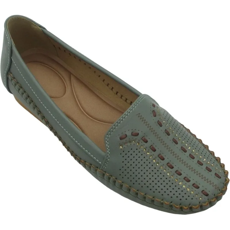 OEM Elegant Women’s PU Leather Wedge Loafer Flats – Multiple Designs for B2B Buyers