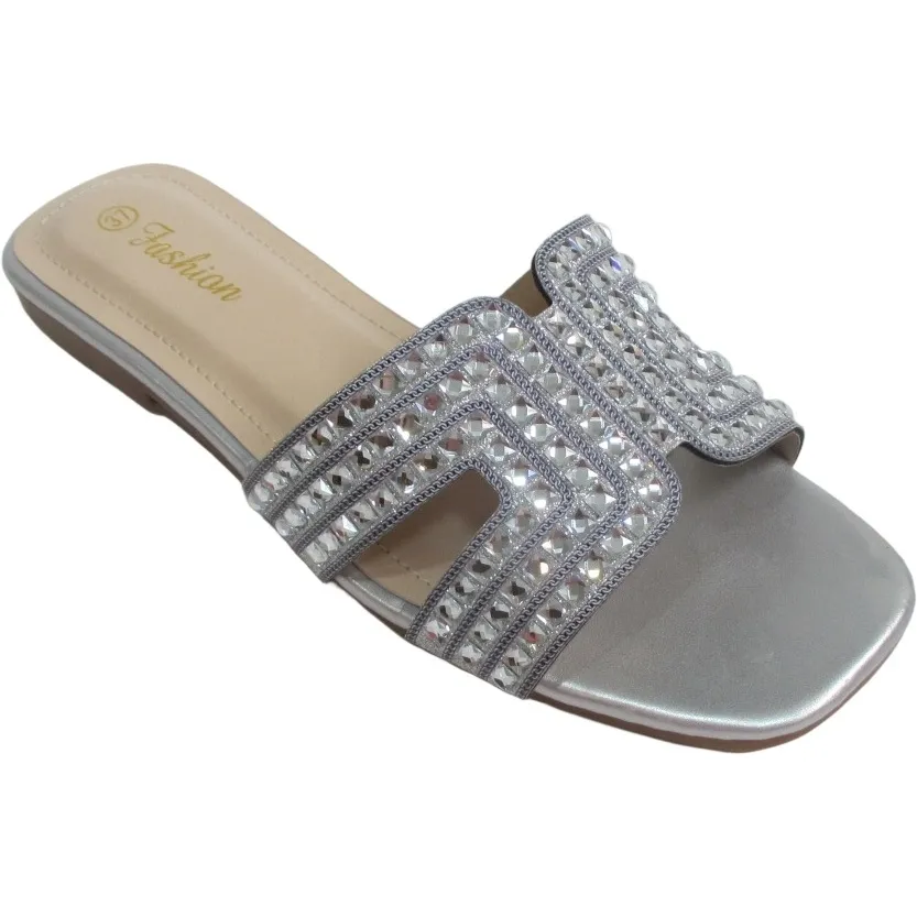 Women's Square Flat Open toe Sandals