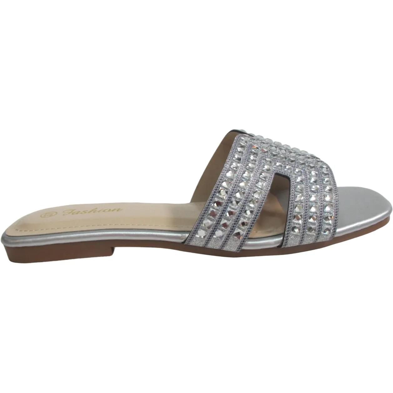 Women's Square Flat Open toe Sandals