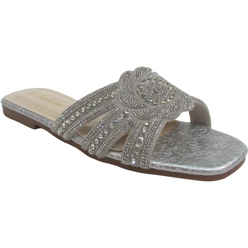 Women's Square Flat Open toe Sandals