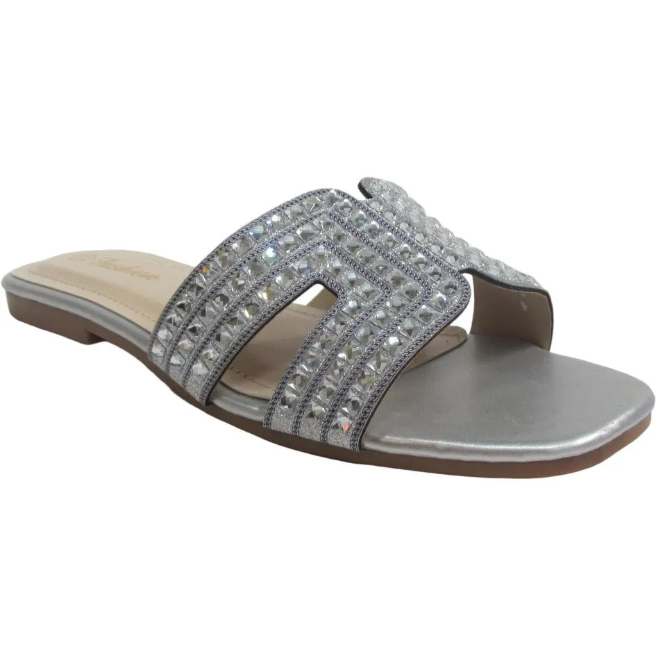 Women's Square Flat Open toe Sandals