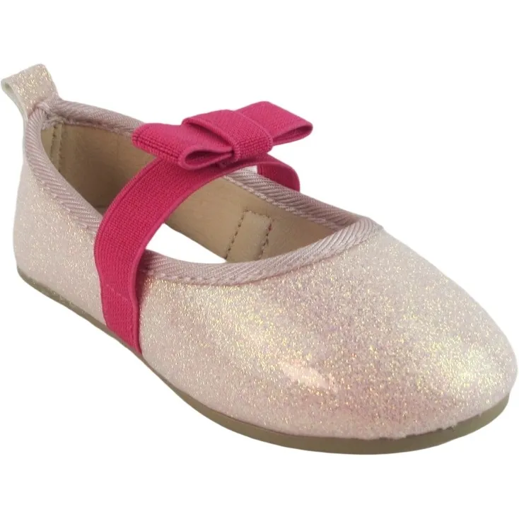 Kids PU Ballet Flats with Strap and Bowknot | Bulk Sale