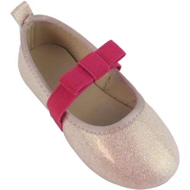 Kids PU Ballet Flats with Strap and Bowknot | Bulk Sale