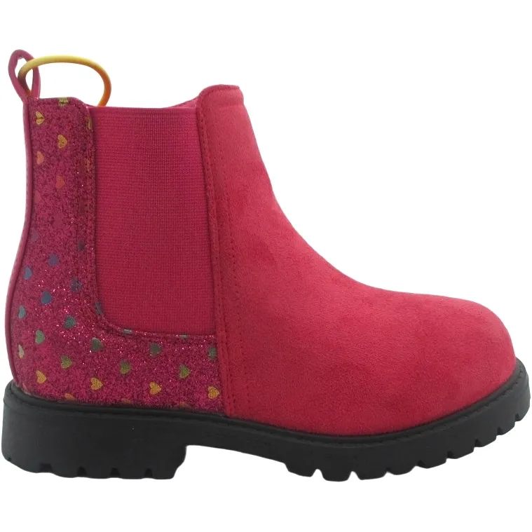 Kids' Chelsea Ankle Booties with Elastic and Print/Rivets Bulk Sale