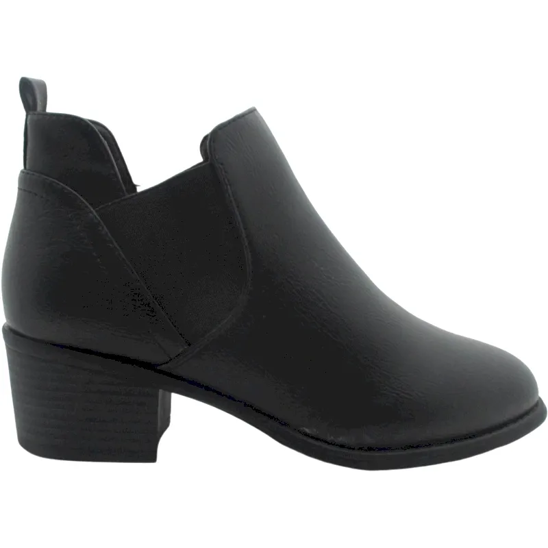 Women's Chelsea Ankle Boots with Elastic Panels & Block Heels