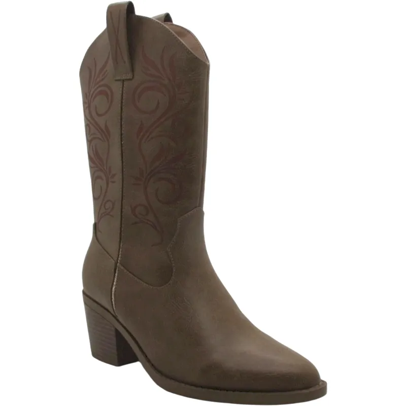 Women’s Wide-Cuff Cowboy Booties