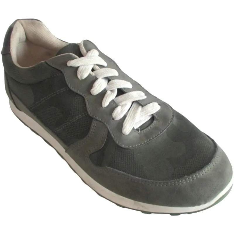 Men’s Breathable Camo Low-Top Sneakers | Faux Suede
