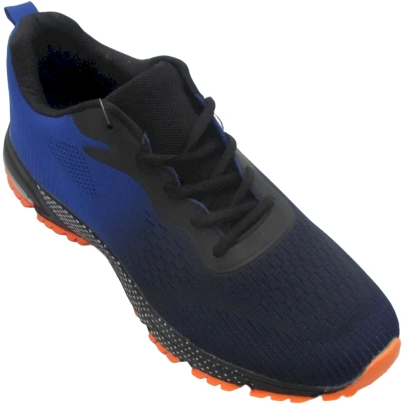 Men’s Breathable Knit Sports Sneakers | Flat Sole Lace-Up