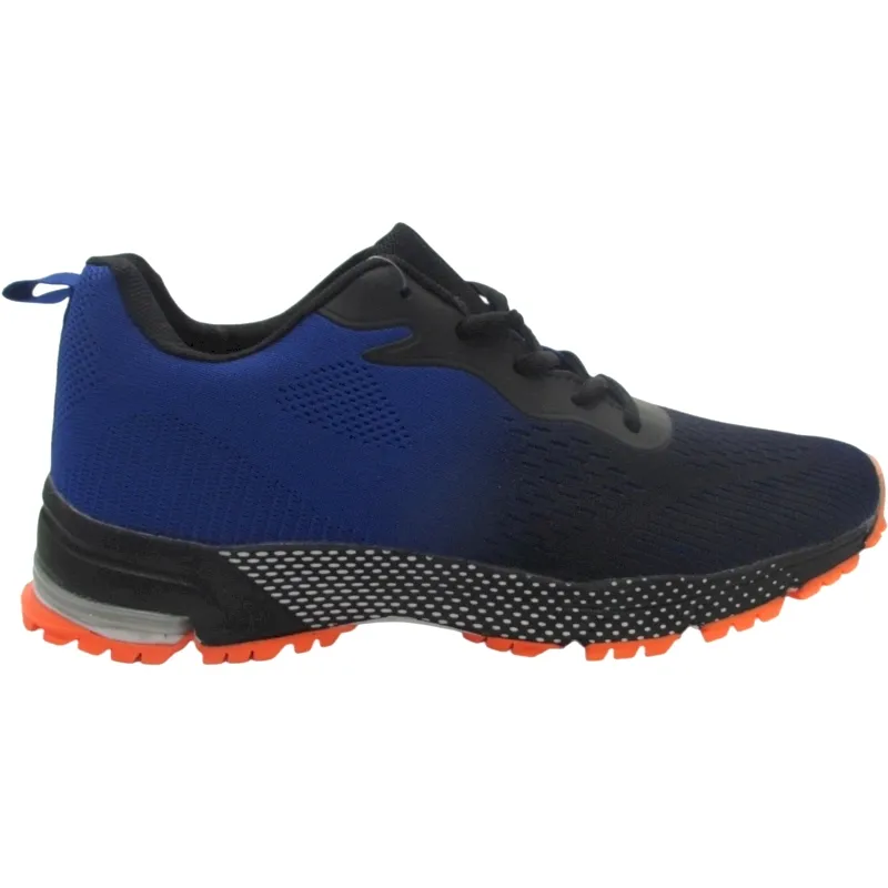Men’s Breathable Knit Sports Sneakers | Flat Sole Lace-Up
