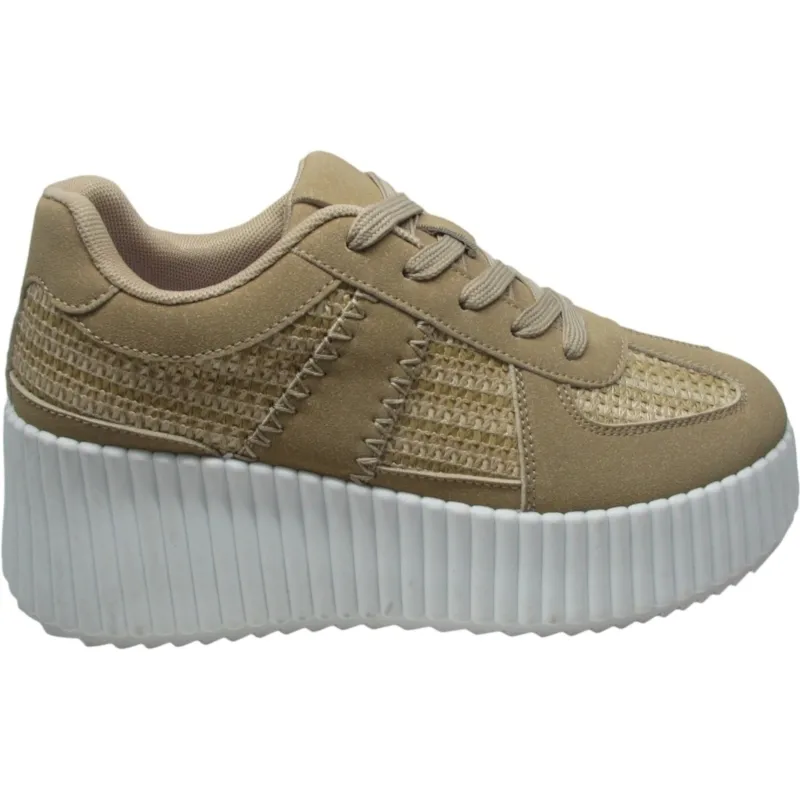 Women’s Platform Casual Sneakers | Lace-Up | Stylish & Comfy