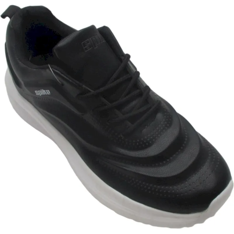 Men’s PU Leather Waterproof Sneakers | Lace-Up Casual Shoes