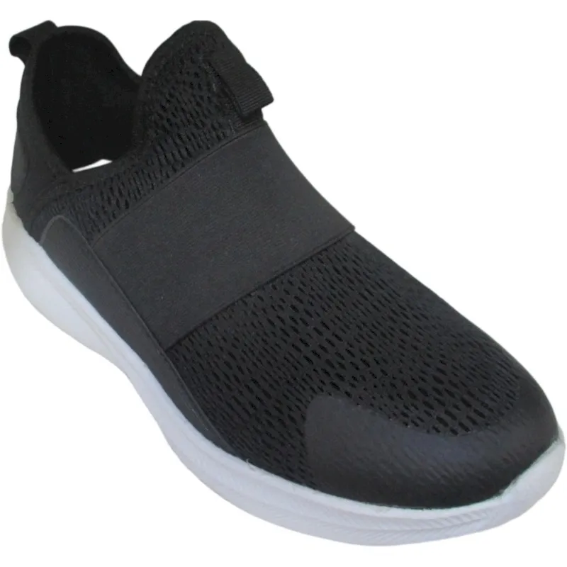 Men’s Banded Knit Slip-On Athletic Sneakers | Lightweight Comfort