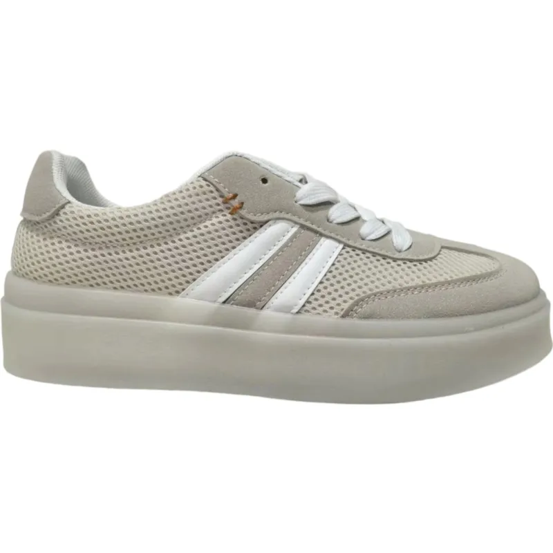 Women’s Low-Top Platform Lace-Up Sports Sneakers – Trendy & Comfy Design