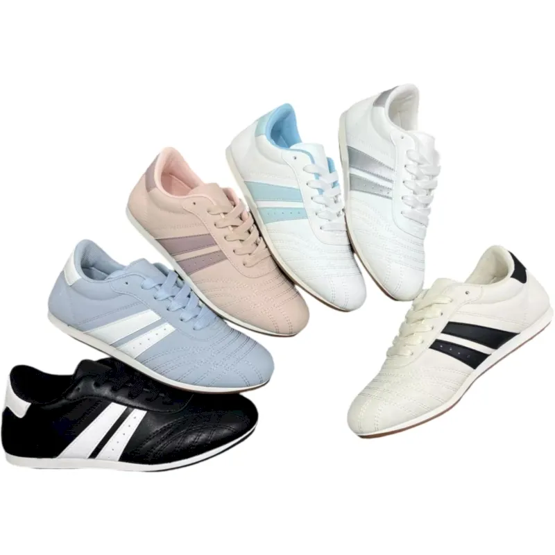 Women’s Classic Low-Top Lace-Up Sneakers – Everyday Casual Street Style
