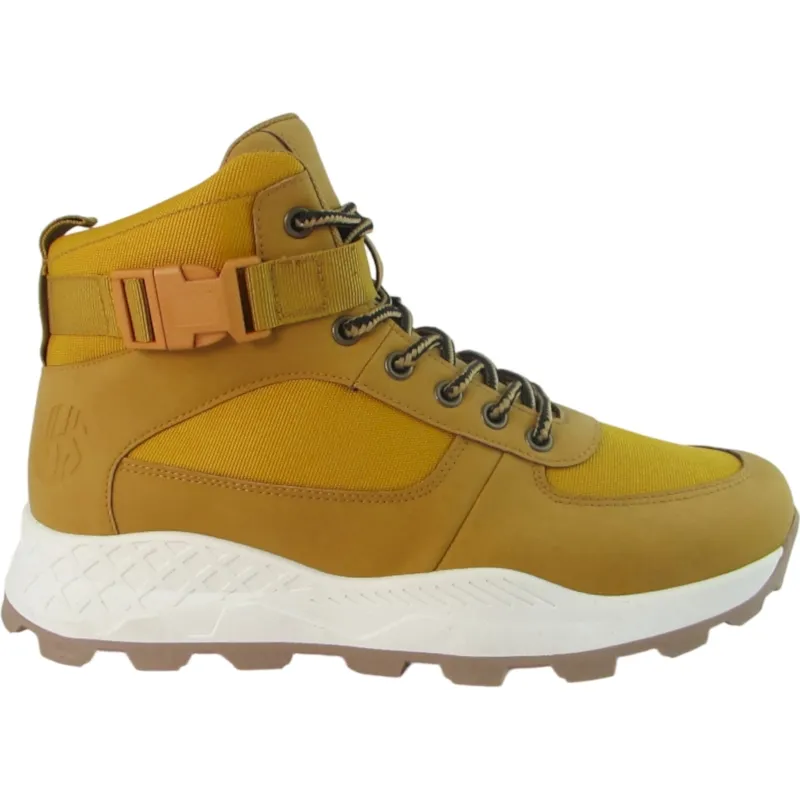 Men’s Lace-Up Safety Work Boots with Ankle Shaft & Buckle Closure – Durable Protection