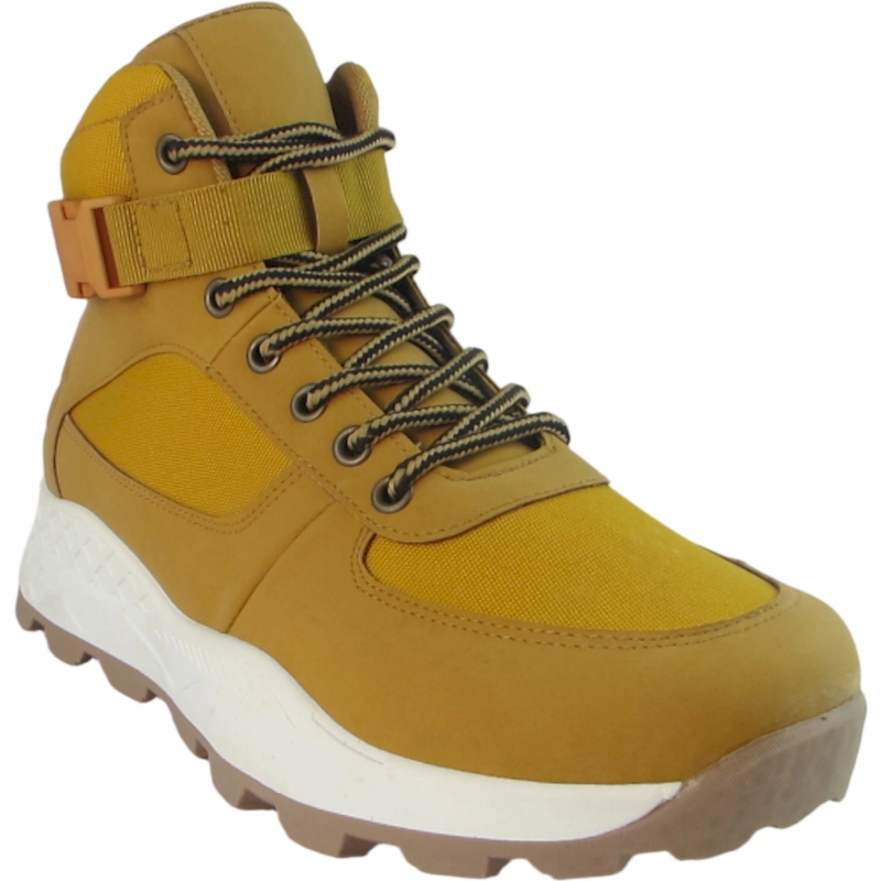 Men’s Lace-Up Safety Work Boots with Ankle Shaft & Buckle Closure – Durable Protection