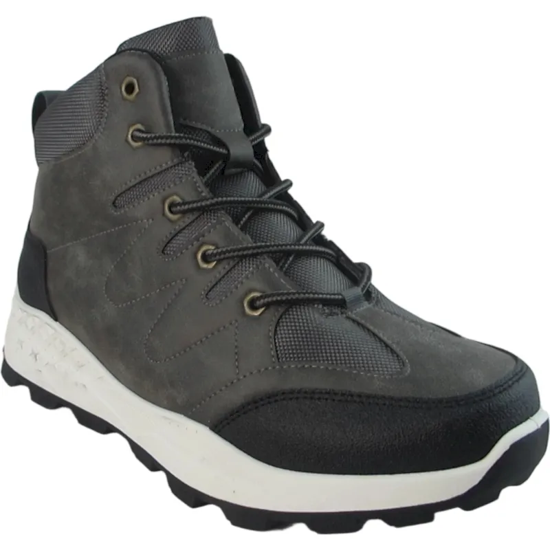 Men’s Lace-Up Durable Outdoor Work Boots – Synthetic Leather Construction