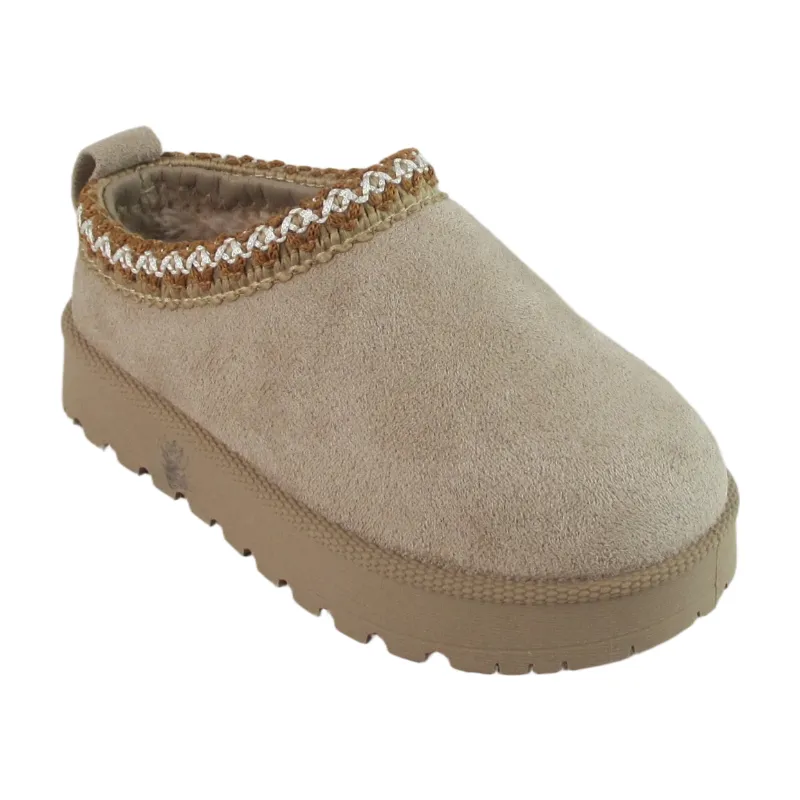 Kids Warm Slippers Clog - PVC Injection Molded Sole