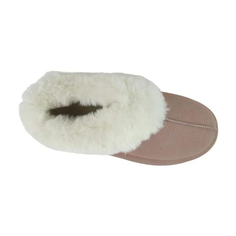 Women's Thick Sole Fur Slippers - Indoor Outdoor